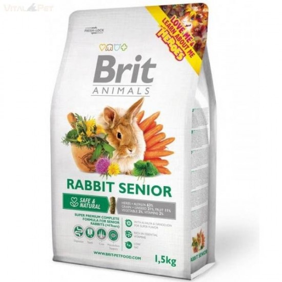 BRIT ANIMALS RABBIT SENIOR 1,5kg