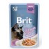 BRIT PREMIUM ΓΑΤΑΣ SALMON FILLETS STERILISED 85gr