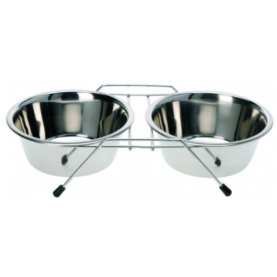 ΜΠΟΛ ΣΚΥΛΟΥ-ΓΑΤΑΣ INOX ΔΙΠΛΟ 12cm