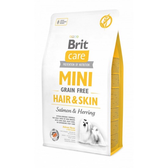 BRIT CARE ΣΚΥΛΟΥ MINI GRAIN FREE HAIR & SKIN 2kg