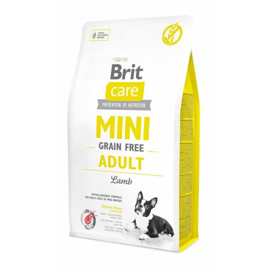 BRIT CARE ΣΚΥΛΟΥ MINI GRAIN FREE ADULT ΑΡΝΙ 2kg
