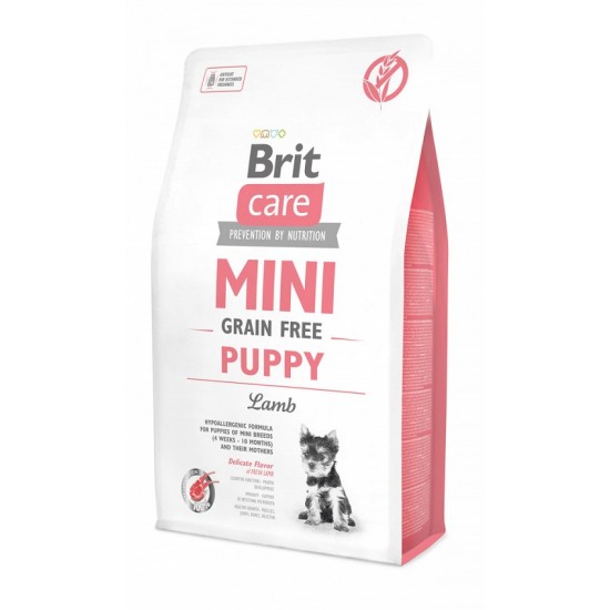 BRIT CARE ΣΚΥΛΟΥ MINI GRAIN FREE PUPPY ΑΡΝΙ 7kg