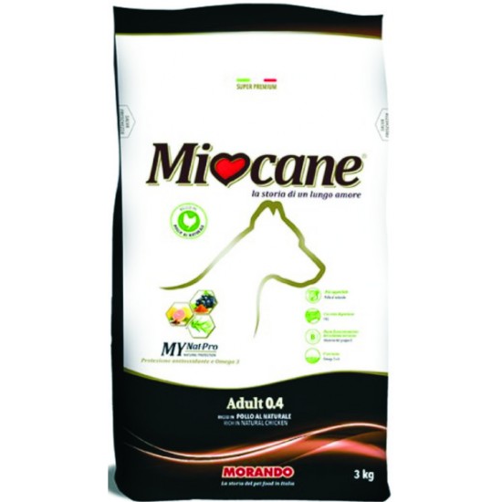 MIOCANE ΞΗΡΗ ΤΡΟΦΗ ΣΚΥΛΟΥ ADULT CHICKEN 3kg