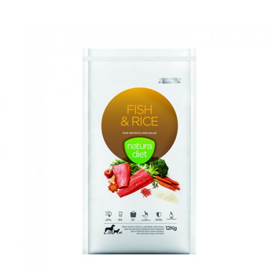 NATURA DIET ΣΚΥΛΟΥ FISH & RICE 3kg