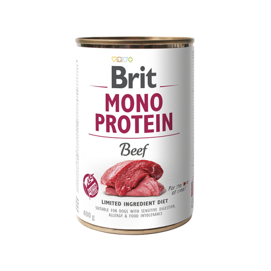 BRIT ΚΟΝΣΕΡΒΑ ΣΚΥΛΟΥ ΒΟΔΙΝΟ MONOPROTEIN 400gr