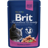 BRIT PREMIUM ΓΑΤΑΣ SALMON TROUT GRAVY 100gr