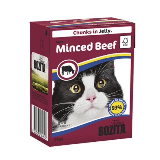 BOZITA TETRAPACK ΚΙΜΑΣ ΒΟΔΙΝΟΥ σε ΖΕΛΕ 6x370gr