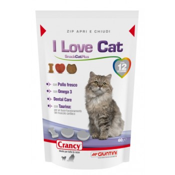 CRANCY I LOVE CAT SNACK 60gr CRANCY I LOVE CAT SNACK 60gr