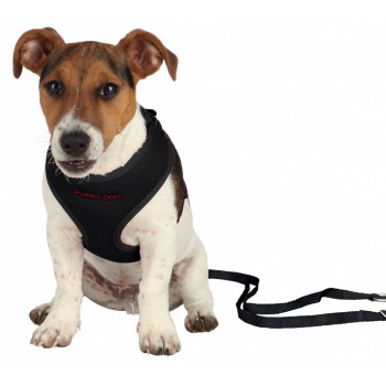 PUPPY SOFT HARNESS WITH LEASH