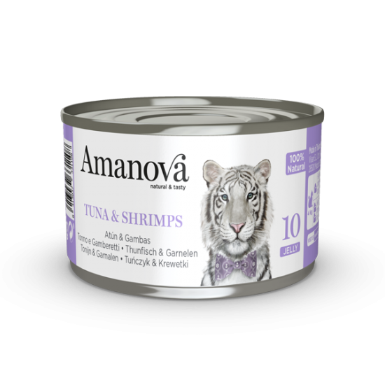 AMANOVA ΚΟΝΣΕΡΒΑ ΓΑΤΑΣ ΤΟΝΟΣ ΓΑΡΙΔΕΣ 70gr