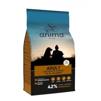 ANIMA ΣΚΥΛΟΥ ADULT ΚΟΤΟΠΟΥΛΟ & ΓΑΛΟΠΟΥΛΑ 3kg ANIMA ΣΚΥΛΟΥ ADULT ΚΟΤΟΠΟΥΛΟ & ΓΑΛΟΠΟΥΛΑ 3kg