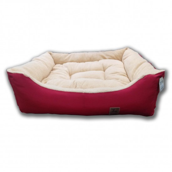 PQP ΚΡΕΒΑΤΙ ΣΚΥΛΟΥ 2 ΟΨΕΩΝ ΚΟΚΚΙΝΟ 105x95cm