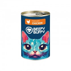 BEEFY BUFFY ΚΟΝΣΕΡΒΑ ΓΑΤΑΣ ΠΑΤΕ ΚΟΤΟΠΟΥΛΟ 415γρ.