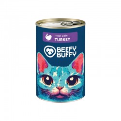 BEEFY BUFFY ΚΟΝΣΕΡΒΑ ΓΑΤΑΣ ΠΑΤΕ ΓΑΛΟΠΟΥΛΑ 415γρ.