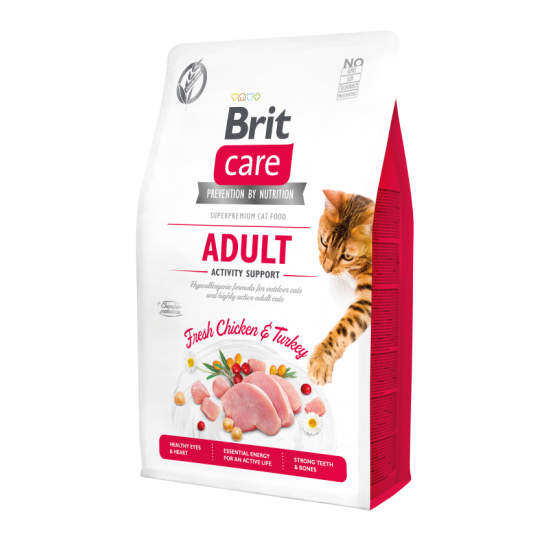 BRIT CARE ΓΑΤΑΣ GRAIN FREE ADULT ACTIVITY SUPPORT 7kg