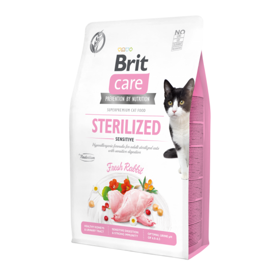 BRIT CARE ΓΑΤΑΣ GRAIN FREE STERILISED SENSITIVE 7kg
