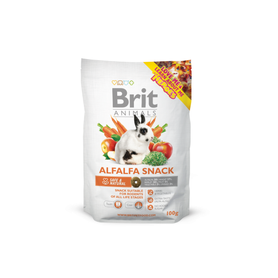 BRIT ANIMALS ALFALFA SNACK 80gr