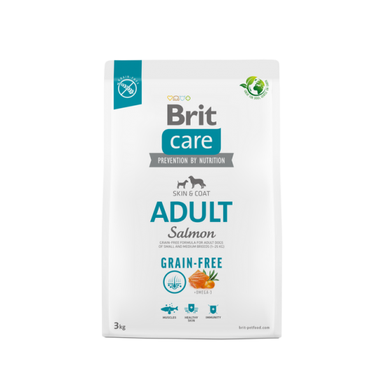 BRIT CARE ΣΚΥΛΟΥ GRAIN FREE ADULT SALMON AND POTATO 3kg