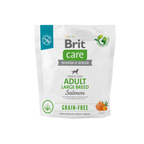 BRIT CARE ΣΚΥΛΟΥ GRAIN FREE ADULT LARGE ΣΟΛΟΜΟΣ 1kg