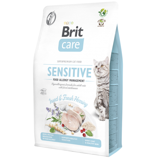 BRIT CARE ΓΑΤΑΣ GRAIN FREE SENSITIVE FOOD ALLERGY INSECT 7kg