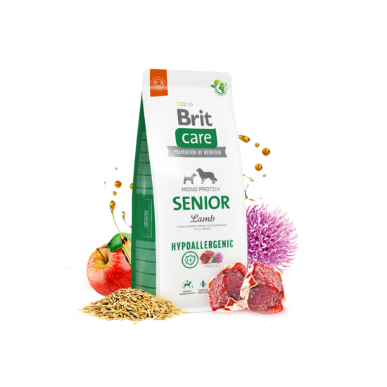 BRIT CARE ΣΚΥΛΟΥ HYPOALLERGENIC SENIOR APNI 12kg