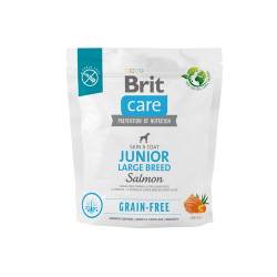 BRIT CARE ΣΚΥΛΟΥ GRAIN FREE JUNIOR LARGE ΣΟΛΟΜΟΣ 1kg