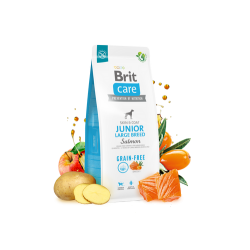 BRIT CARE ΣΚΥΛΟΥ GRAIN FREE JUNIOR LARGE ΣΟΛΟΜΟΣ 12kg