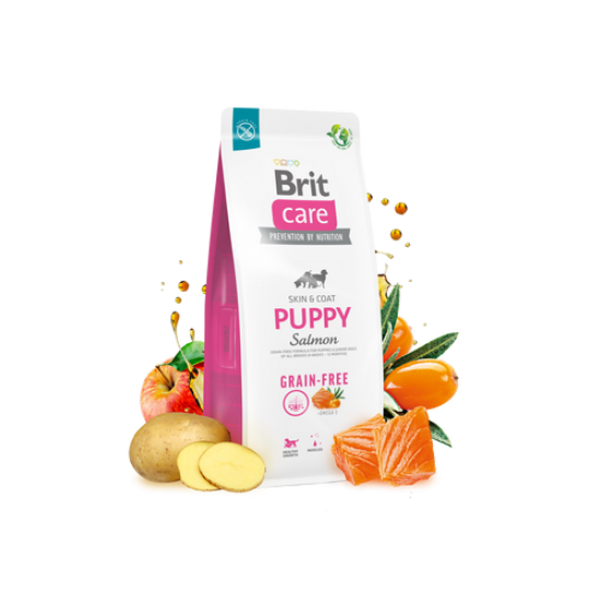 BRIT CARE ΣΚΥΛΟΥ GRAIN FREE PUPPY ΣΟΛΟΜΟΣ 12kg