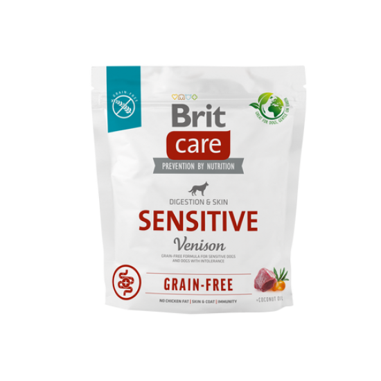BRIT CARE ΣΚΥΛΟΥ GRAIN FREE SENSITIVE ΕΛΑΦΙ 1kg