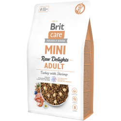 BRIT CARE ΣΚΥΛΟΥ MINI RAW DELIGHTS ΓΑΛΟΠΟΥΛΑ & ΓΑΡΙΔΑ 2kg