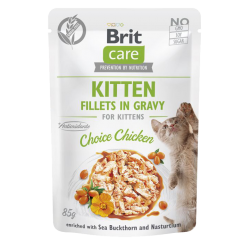 BRIT CARE ΓΑΤΑΣ GRAVY KITTEN ΚΟΤΟΠΟΥΛΟ 85gr