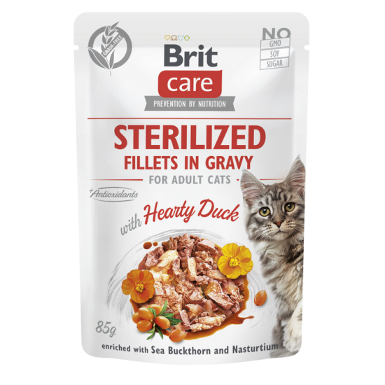 BRIT CARE ΓΑΤΑΣ GRAVY STERILISED ΠΑΠΙΑ 85gr