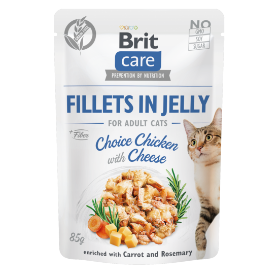 BRIT CARE ΓΑΤΑΣ JELLY ADULT ΚΟΤΟΠΟΥΛΟ ΤΥΡΙ 85gr