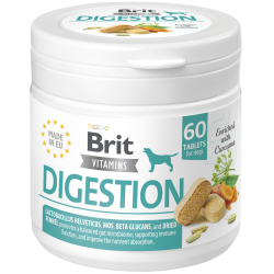 BRIT ΒΙΤΑΜΙΝΕΣ ΣΚΥΛΟΥ DIGESTION 120gr (60tabs)