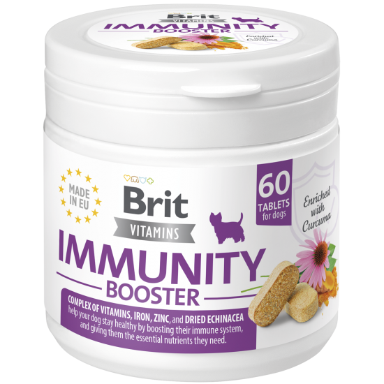 BRIT ΒΙΤΑΜΙΝΕΣ ΣΚΥΛΟΥ IMMUNITY BOOSTER 120gr (60tabs)