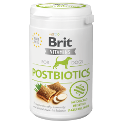 BRIT ΒΙΤΑΜΙΝΕΣ ΣΚΥΛΟΥ POSTBIOTICS 150gr (115tabs)