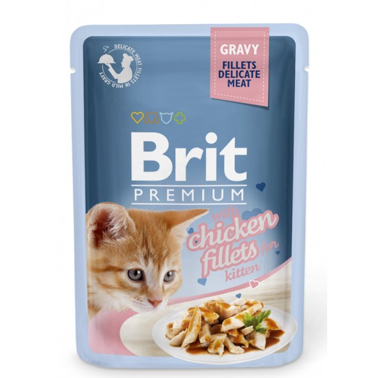 BRIT PREMIUM ΓΑΤΑΣ KITTEN GRAVY ΚΟΤΟΠΟΥΛΟ 85gr