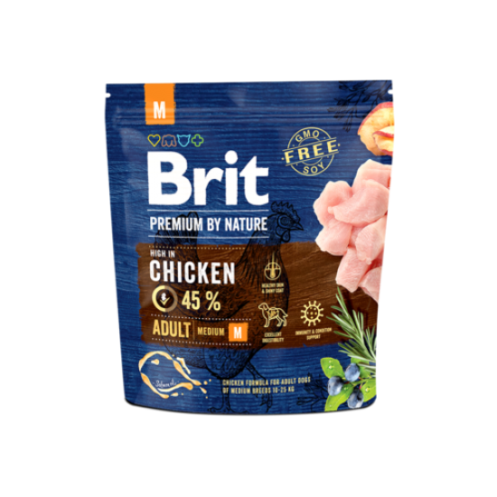 BRIT PREMIUM by nature ΣΚΥΛΟΥ JUNIOR MEDIUM 1kg