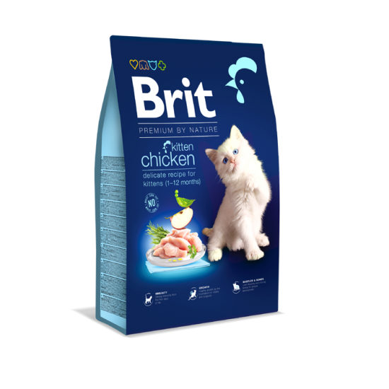 BRIT PREMIUM by nature ΓΑΤΑΣ KITTEN ΚΟΤΟΠΟΥΛΟ 300gr