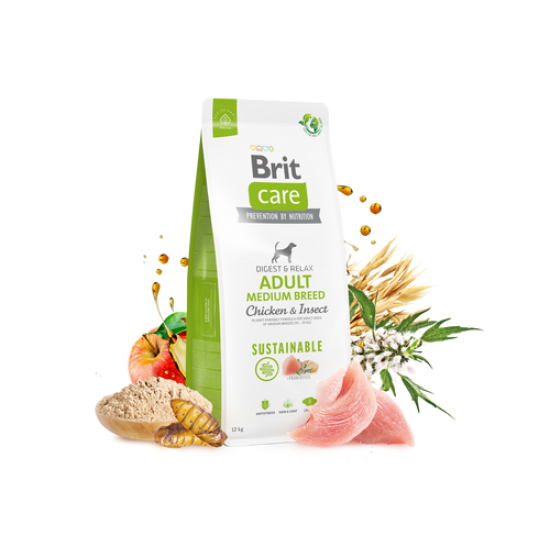 BRIT CARE ΣΚΥΛΟΥ SUSTAINABLE ADULT MEDIUM ΚΟΤΟΠΟΥΛΟ 12kg
