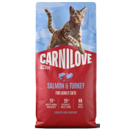 CARNILOVE ACTIVE ΓΑΤΑΣ ADULT ΣΟΛΟΜΟΣ ΓΑΛΟΠΟΥΛΑ 400gr