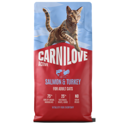 CARNILOVE ACTIVE ΓΑΤΑΣ ADULT ΣΟΛΟΜΟΣ ΓΑΛΟΠΟΥΛΑ 2kg