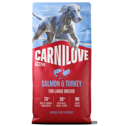 CARNILOVE ACTIVE ΣΚΥΛΟΥ ADULT LARGE ΣΟΛΟΜΟΣ ΓΑΛΟΠΟΥΛΑ 1,5kg