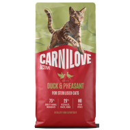CARNILOVE ACTIVE ΓΑΤΑΣ STERILISED ΠΑΠΙΑ ΦΑΣΙΑΝΟΣ 6kg