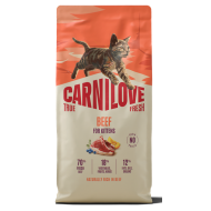 CARNILOVE TRUE FRESH ΓΑΤΑΣ KITTEN MOΣΧΑΡΙ 400gr