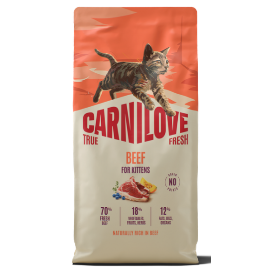 CARNILOVE TRUE FRESH ΓΑΤΑΣ KITTEN MOΣΧΑΡΙ 2kg