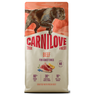 CARNILOVE TRUE FRESH ΣΚΥΛΟΥ ADULT ΜΟΣΧΑΡΙ 1,5kg