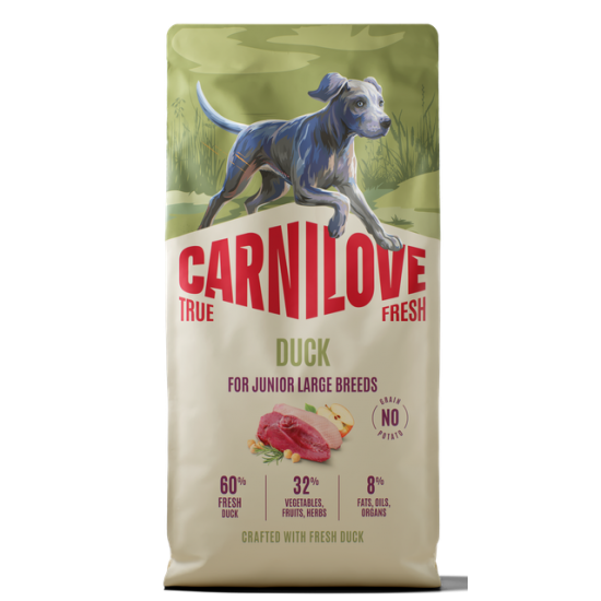 CARNILOVE TRUE FRESH ΣΚΥΛΟΥ JUNIOR LARGE ΠΑΠΙΑ 1,5kg