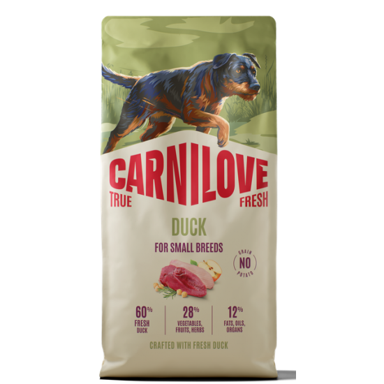 CARNILOVE TRUE FRESH ΣΚΥΛΟΥ ADULT SMALL ΠΑΠΙΑ 1,5kg