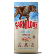 CARNILOVE TRUE FRESH ΣΚΥΛΟΥ ADULT ΨΑΡΙ ΓΑΛΟΠΟΥΛΑ 1,5kg
